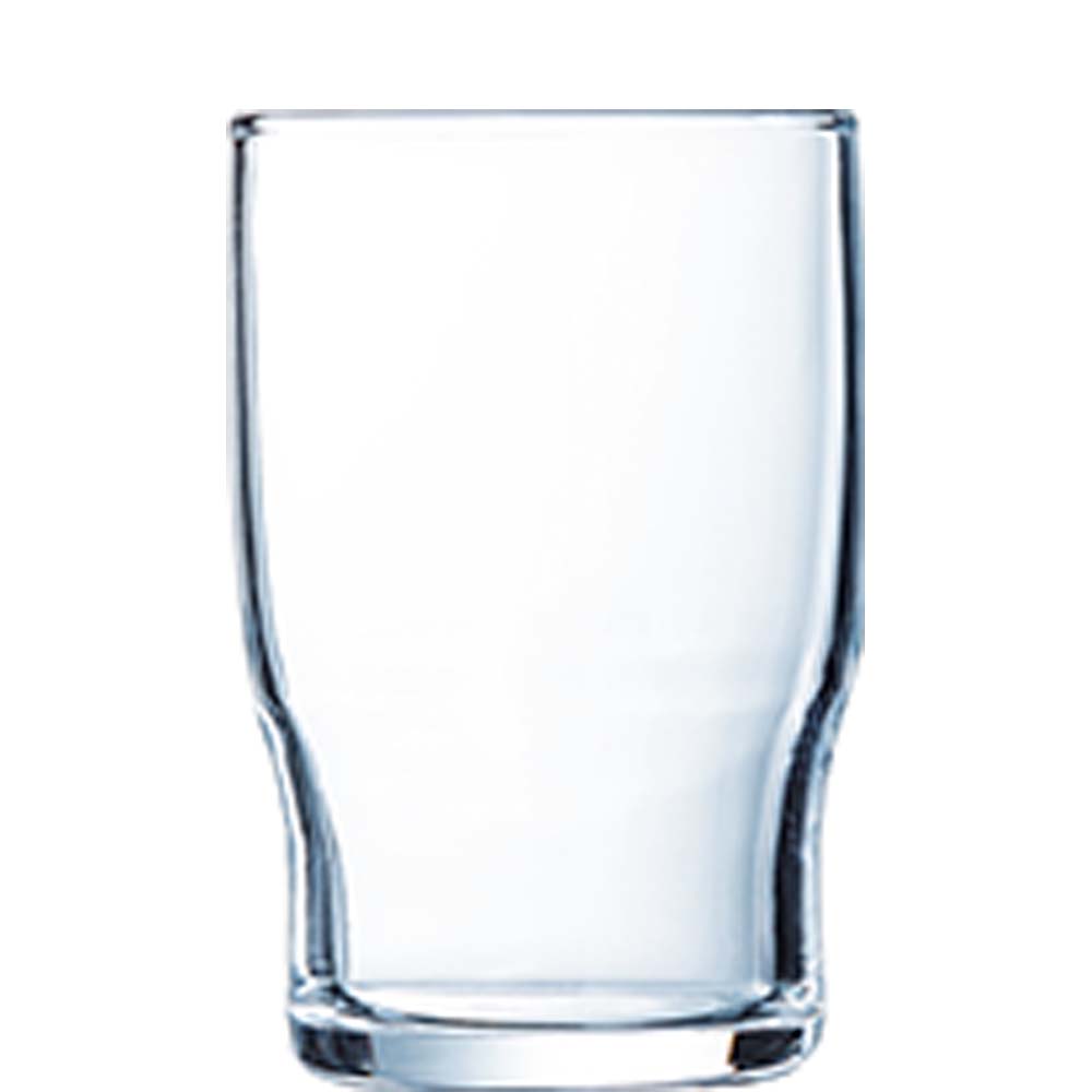 Arcoroc Campus Tumbler, Trinkglas, stapelbar, 220ml, Glas gehärtet, transparent, 6 Stück