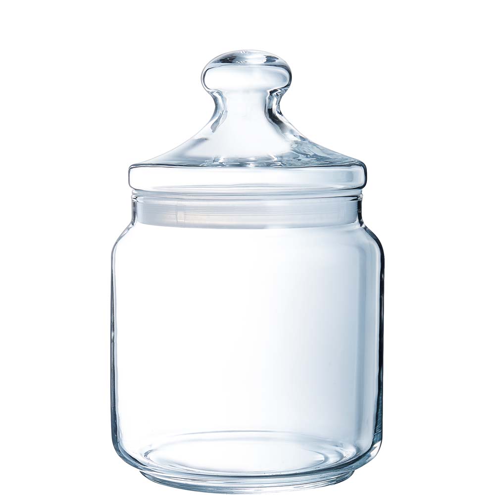Luminarc Big Pot Club Dose mit Deckel, 1.5 Liter, Glas, transparent, 1 Stück