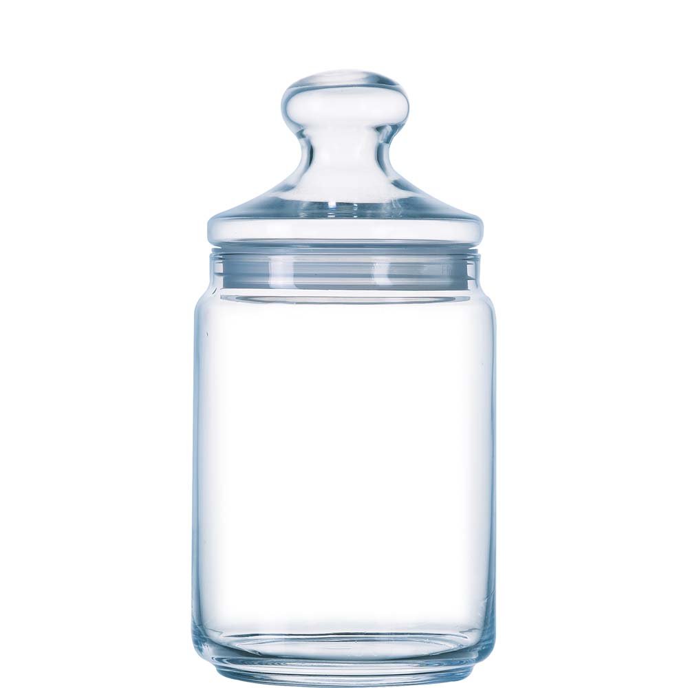 Luminarc Big Pot Club Dose mit Deckel, 2 Liter, Glas, transparent, 1 Stück