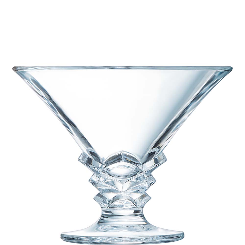 Arcoroc Palmier Eisbecher, Eisschale, 12.7cm, 210ml, Glas, transparent, 6 Stück