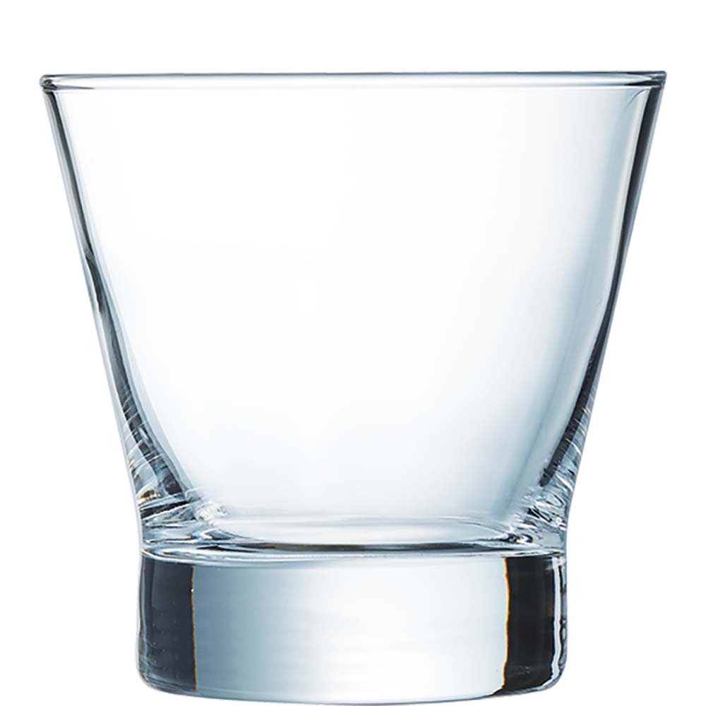 Arcoroc Shetland Tumbler, Trinkglas, 250ml, Glas, transparent, 12 Stück