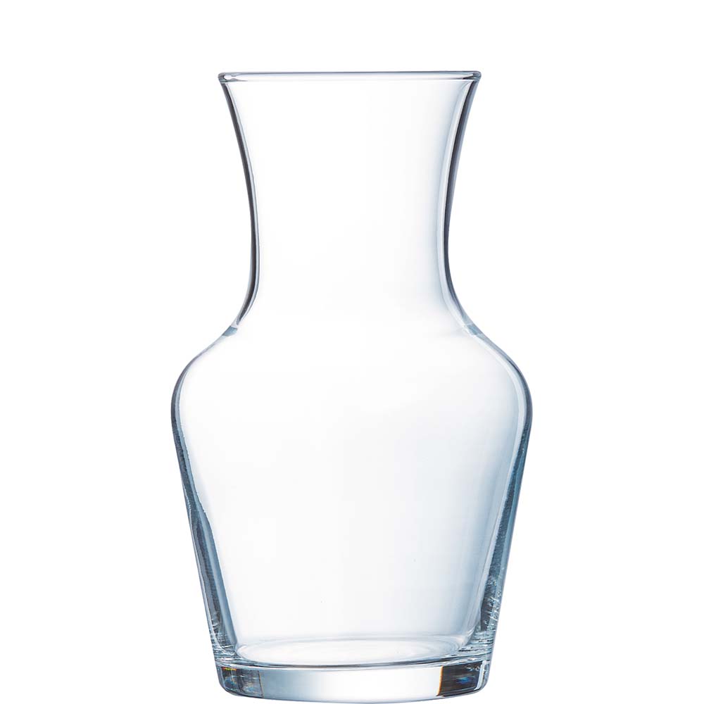 Arcoroc Carafon Vin Karaffe, 310ml, mit Füllstrich bei 0.25l, Glas, transparent, 1 Stück