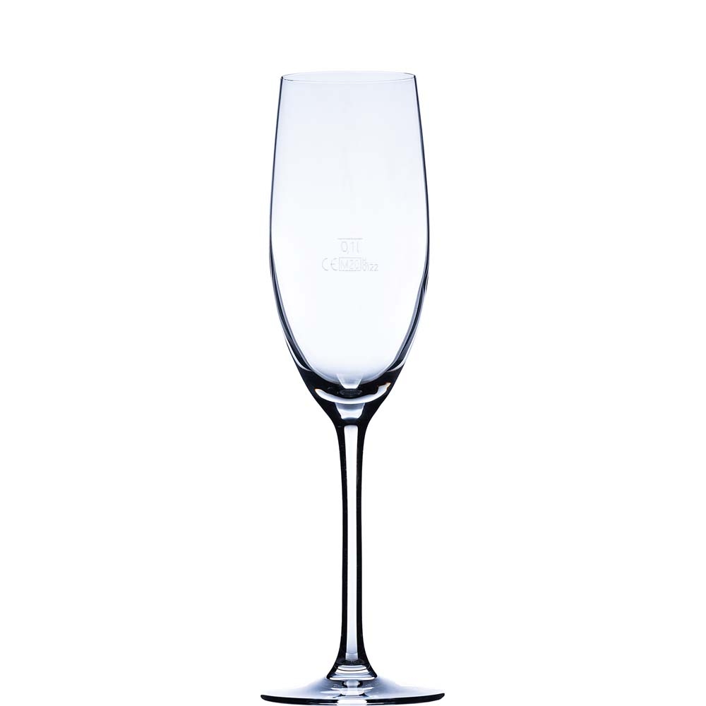 Chef & Sommelier Cabernet Grand Champagne Sektkelch, Sektglas, 240ml, mit Füllstrich bei 0.1l, Kristallglas, transparent, 6 Stück