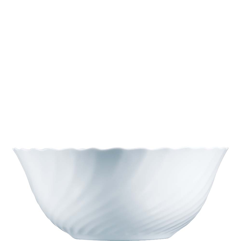 Arcoroc Trianon White Schale, 24cm, 2.5 Liter, Opal, weiß, 1 Stück