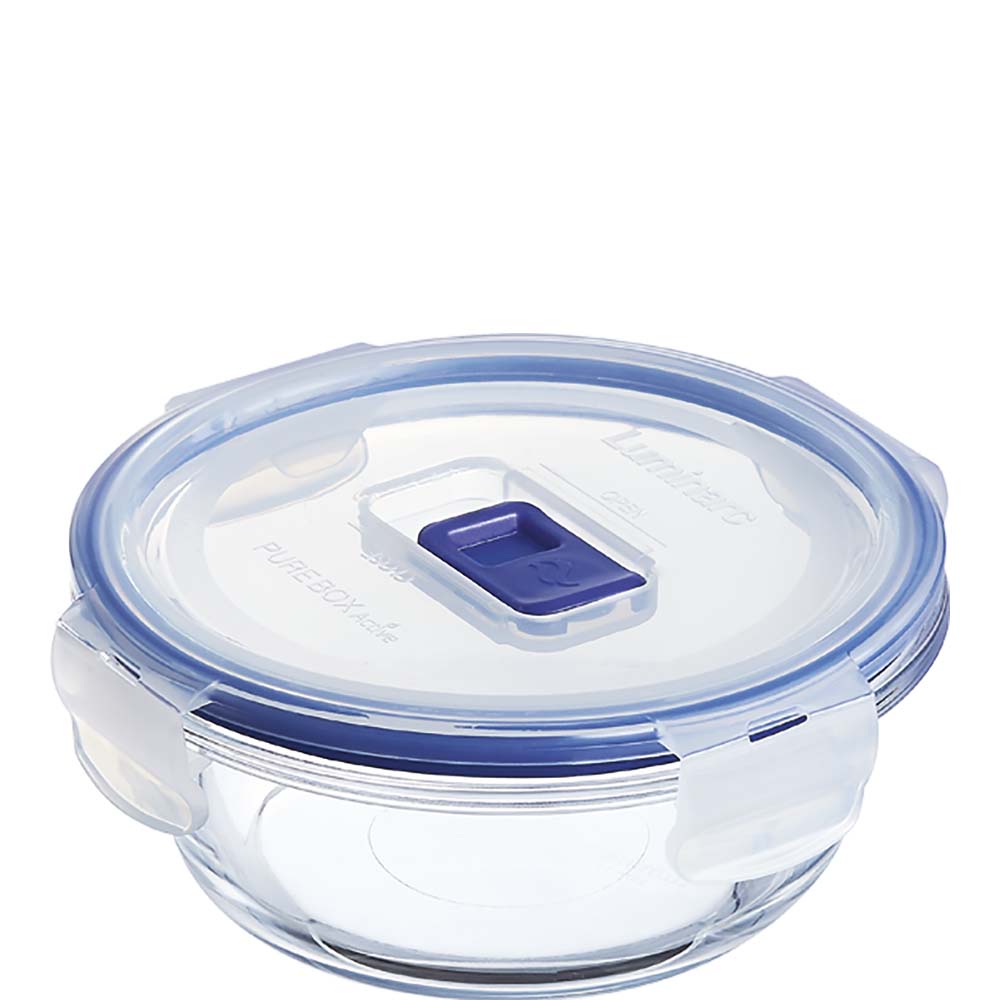 Luminarc Pure Box Active rund, 420ml, Glas gehärtet, transparent, 1 Stück