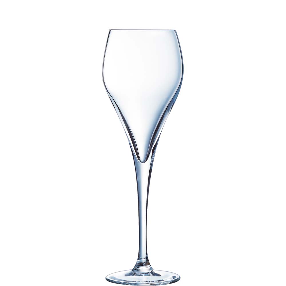 Arcoroc Brio Sektkelch, Sektglas, 160ml, mit Füllstrich bei 0.1l, Glas, transparent, 6 Stück