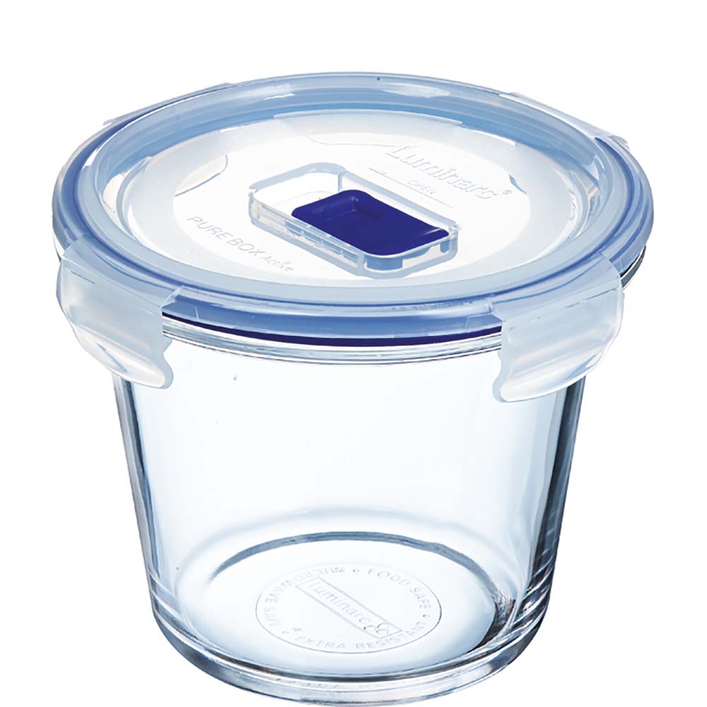 Luminarc Pure Box Active rund, 840ml, Glas gehärtet, transparent, 1 Stück