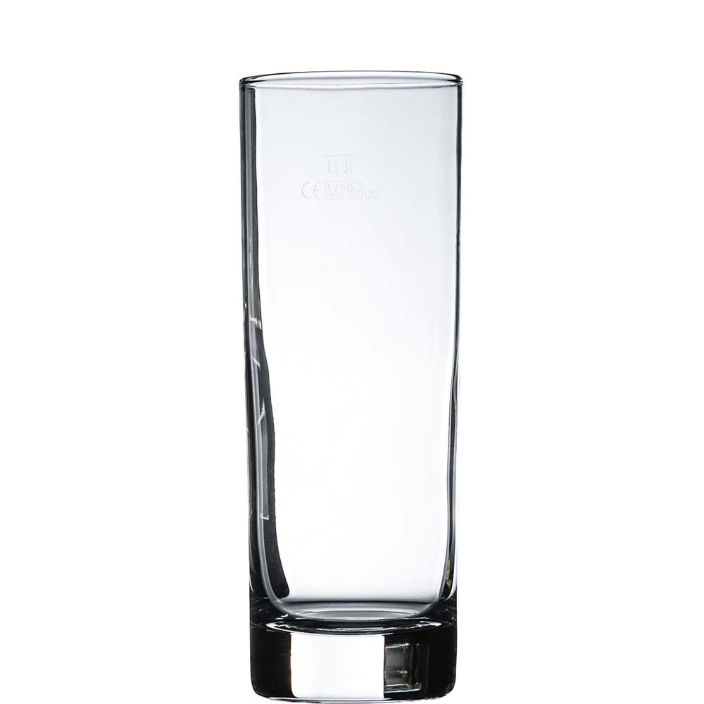 Arcoroc Islande Longdrink, 360ml, mit Füllstrich bei 0.3l, Glas, transparent, 6 Stück