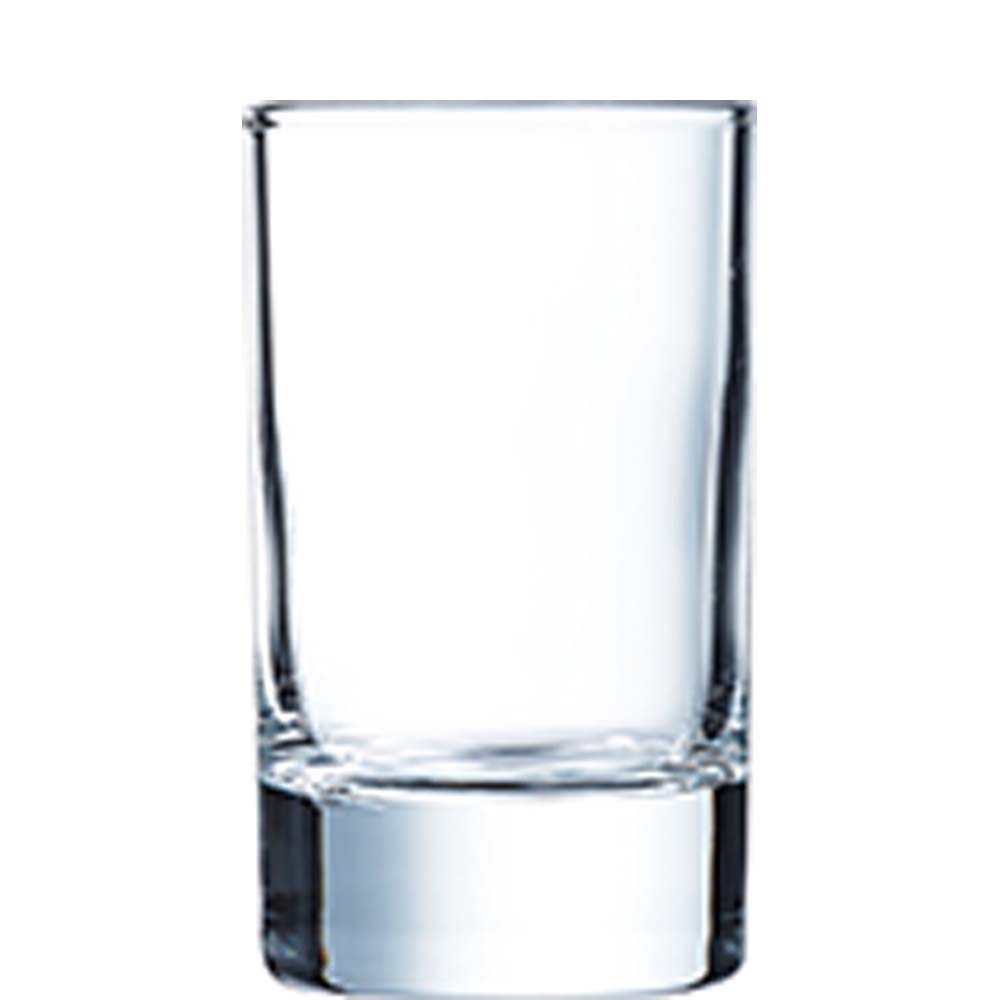 Arcoroc Islande Tumbler, Trinkglas, 100ml, Glas, transparent, 6 Stück