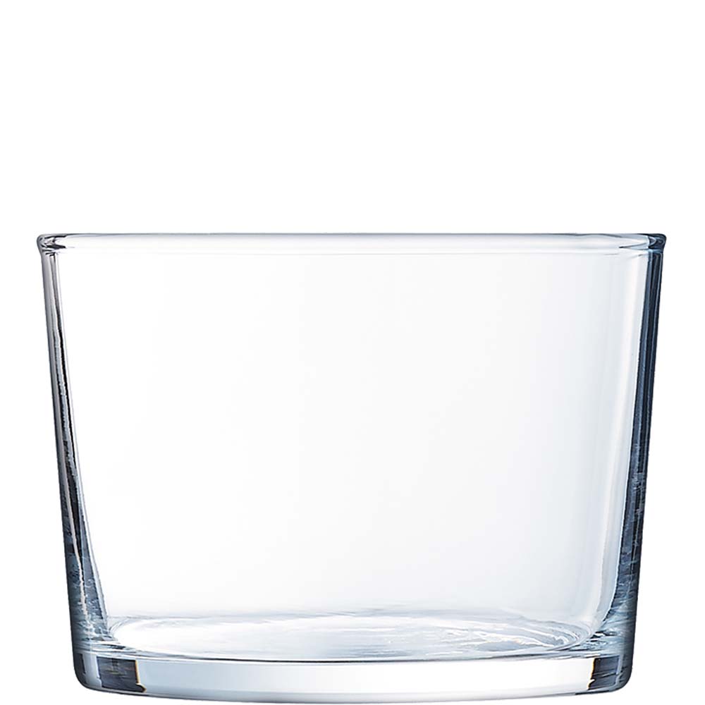 Arcoroc Cordoue Chiquito Tumbler, Trinkglas, 230ml, mit Füllstrich bei 0.1l, Glas gehärtet, transparent, 6 Stück
