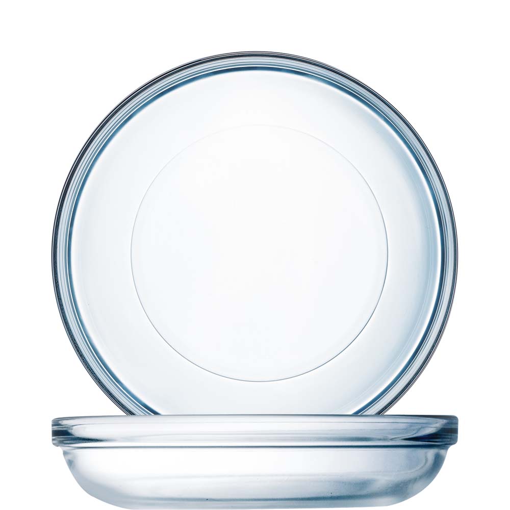 Arcoroc Empilable Puddingteller, stapelbar, 14.4cm, 14.4cm, Glas gehärtet, transparent, 6 Stück