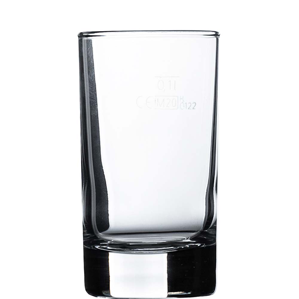 Arcoroc Islande Longdrink, 160ml, mit Füllstrich bei 0.1l, Glas, transparent, 6 Stück