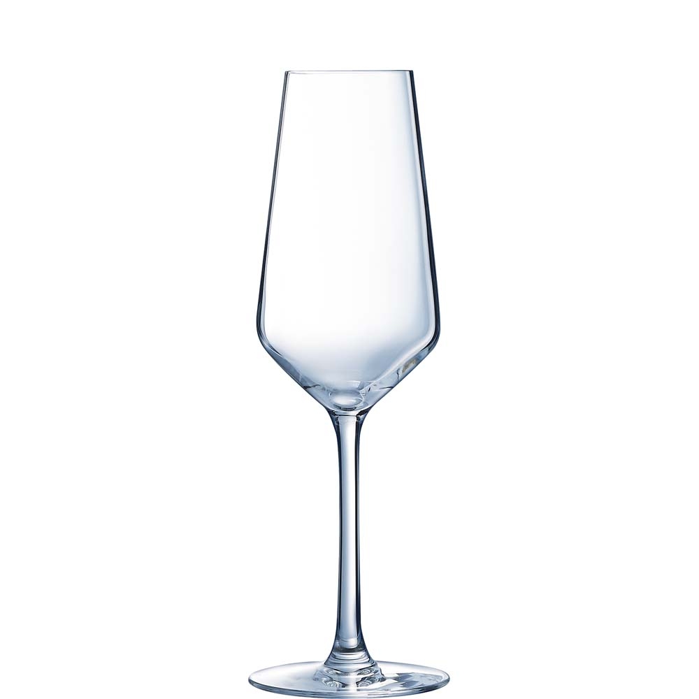 Arcoroc Vina Juliette Party Box Sektkelch, Sektglas, 230ml, mit Füllstrich bei 0.1l, Glas, transparent, 1 Stück