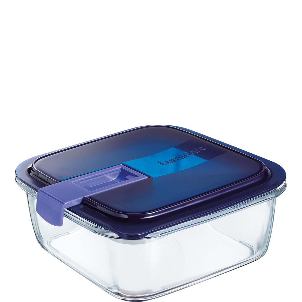 Luminarc Easy Box quadratisch, 1.22 Liter, Glas gehärtet, transparent, 1 Stück